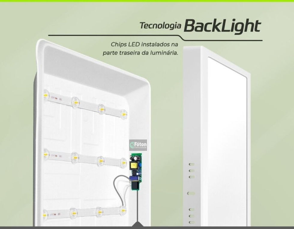 Miniatura: Plafon LED sobrepor quadrado 24W 3000k preta backstage  LUMANTI