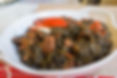 Haitian Lalo (jute leaves) with beef