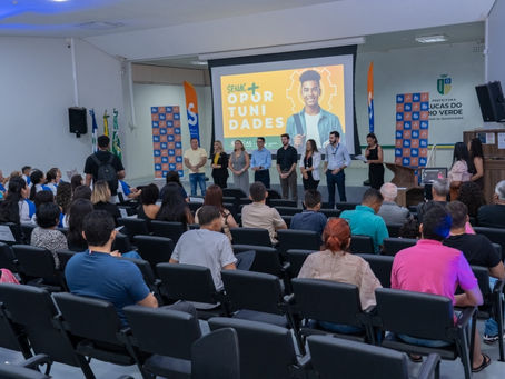 Mais de 100 alunos recebem certificados em cursos gratuitos do Senac com apoio da prefeitura em Lucas do Rio Verde