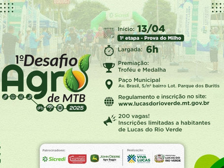 Desafio Agro de MTB é lançado para atletas de ciclismo