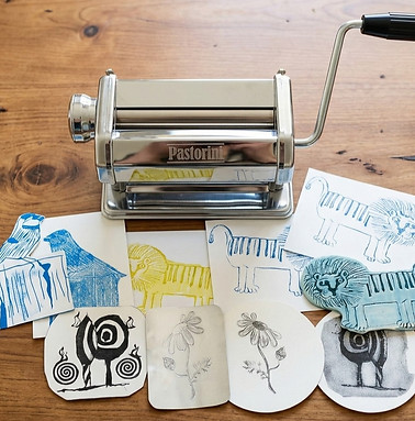 Print with a pasta machine