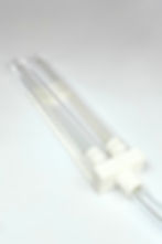 Toujours sur ACCESS FOURMIS, je propose aussi des nids double tube. Ils permettant de relier 2 tubes à essai entre eux et à un tuyau souple de 10 mm (pour faire un nid plus grand, déménager les fourmis d'un tube à l'autre ou relier le tout à d'autres modules).