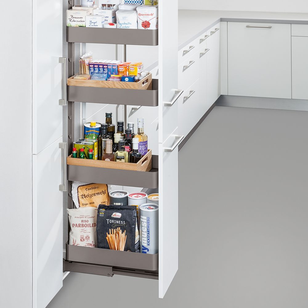 german schuller kitchen pull out larder unit for extra storage option