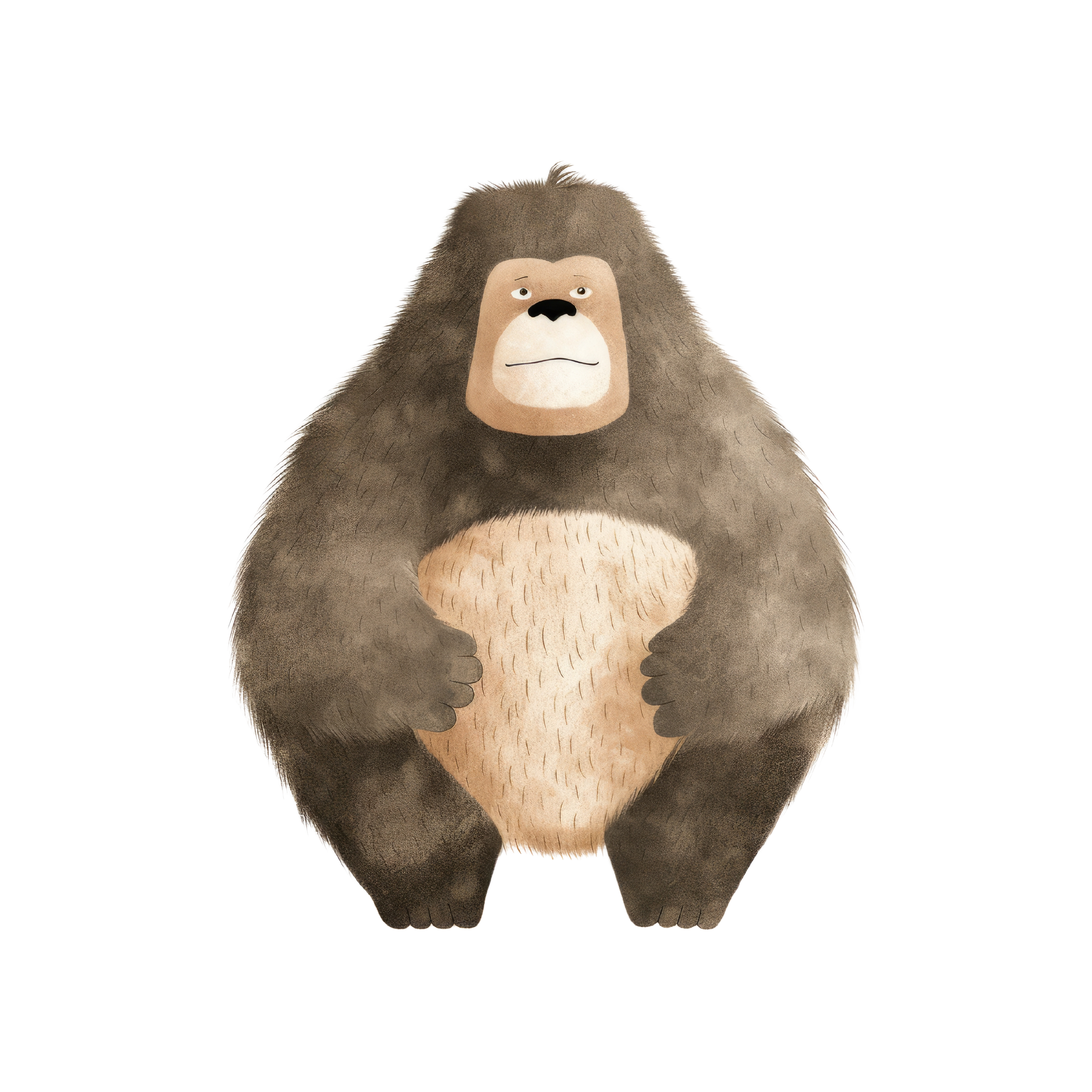 Bügelbild - Gorilla