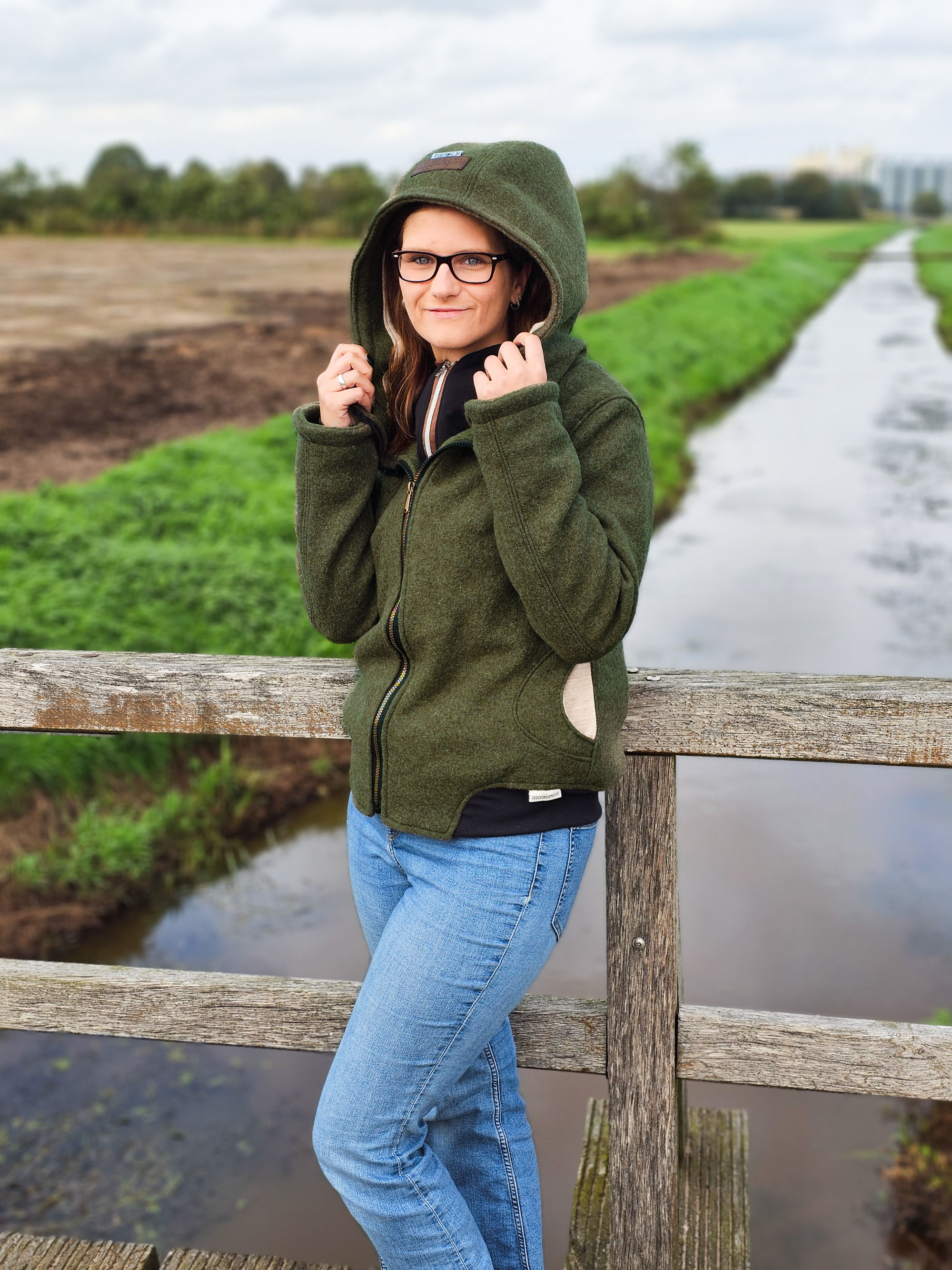 Reiner Wollwalk khaki meliert - Swafing (1765)