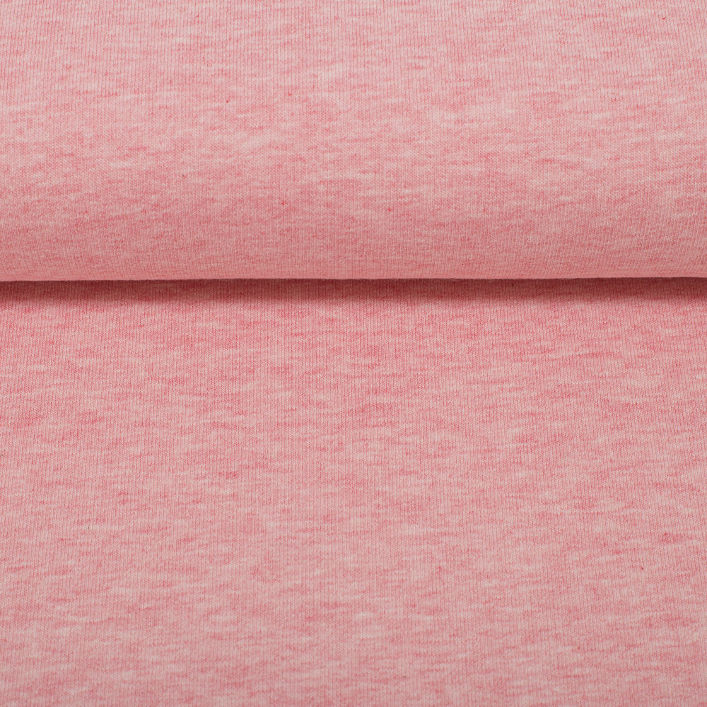 Bündchenstoff Heike meliert rosa - feinripp - Swafing (1432)