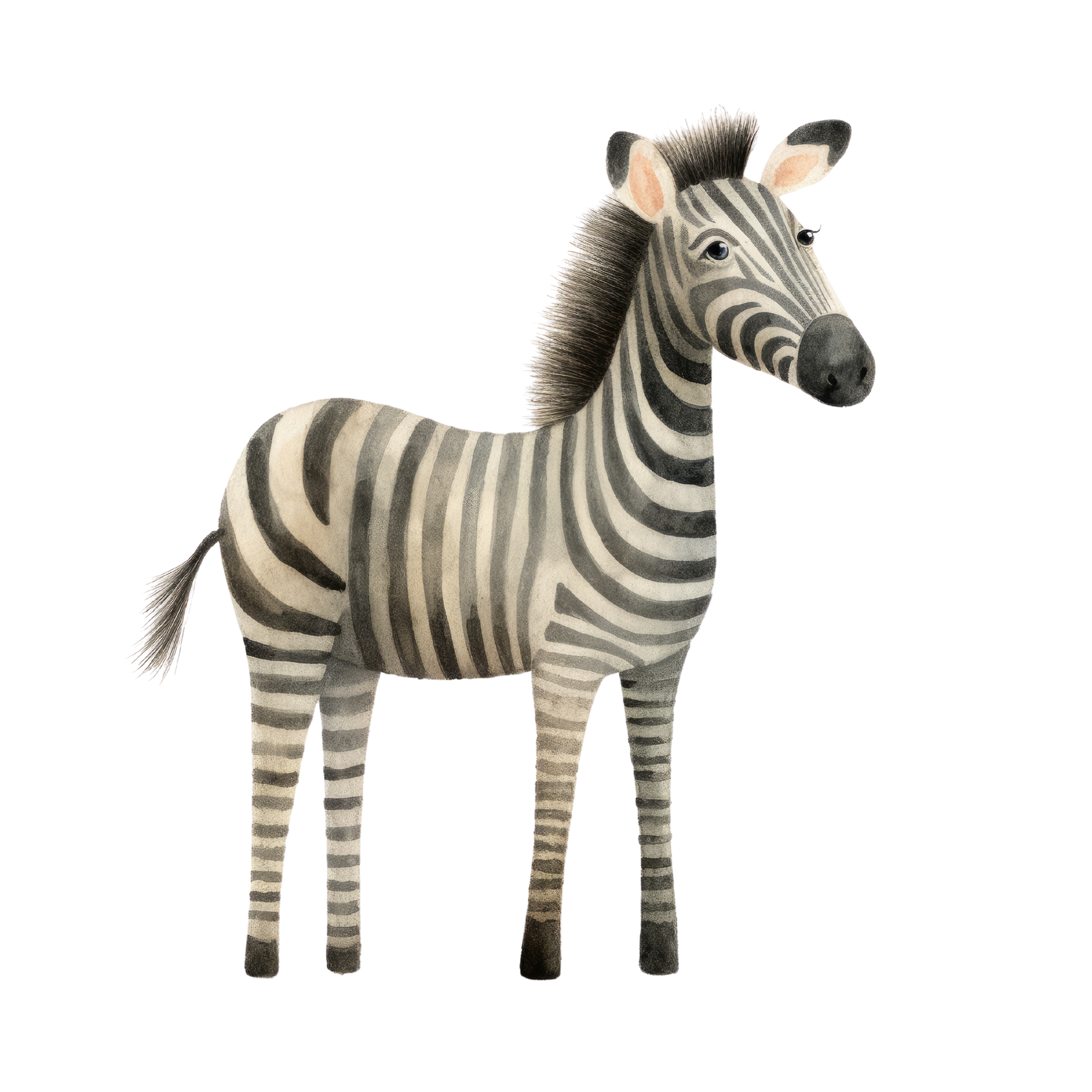 Bügelbild - Zebra