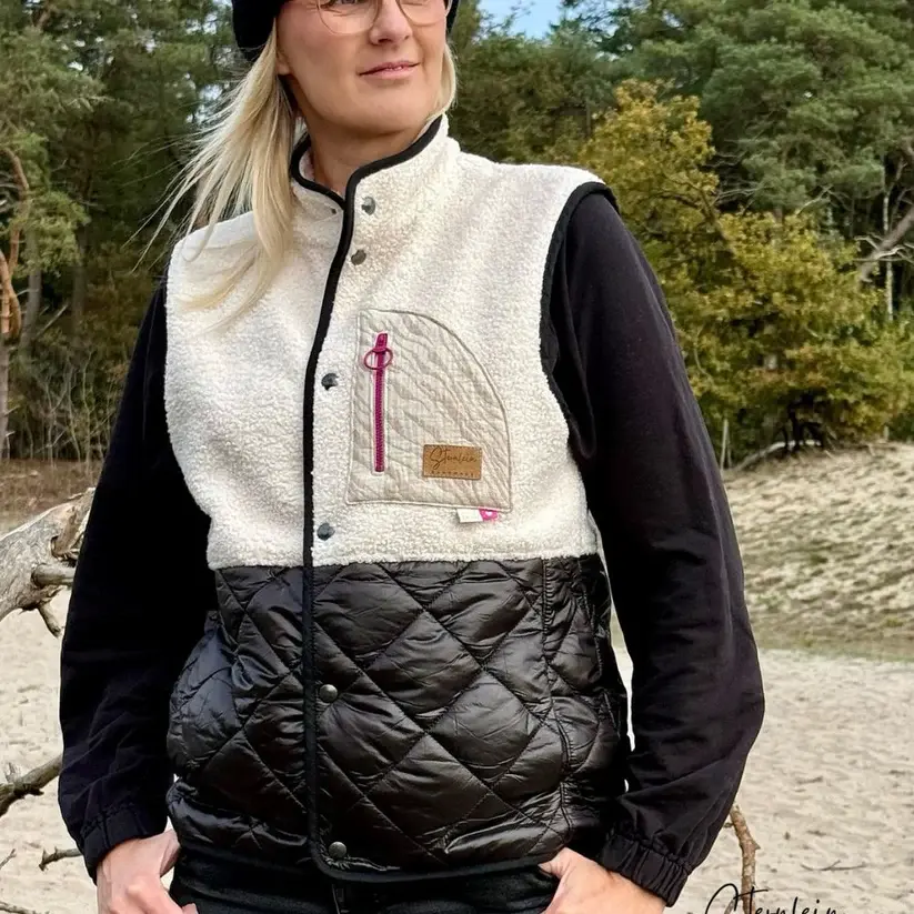 Miniature : Sewing pattern Vest Bluely EU 32 - 52 / US 0 - 20 - Moeve.Design