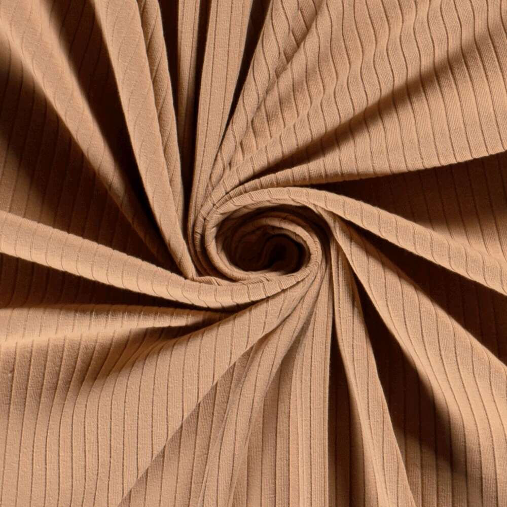 Rippjersey Muskat | hochwertig, elastisch & vielseitig