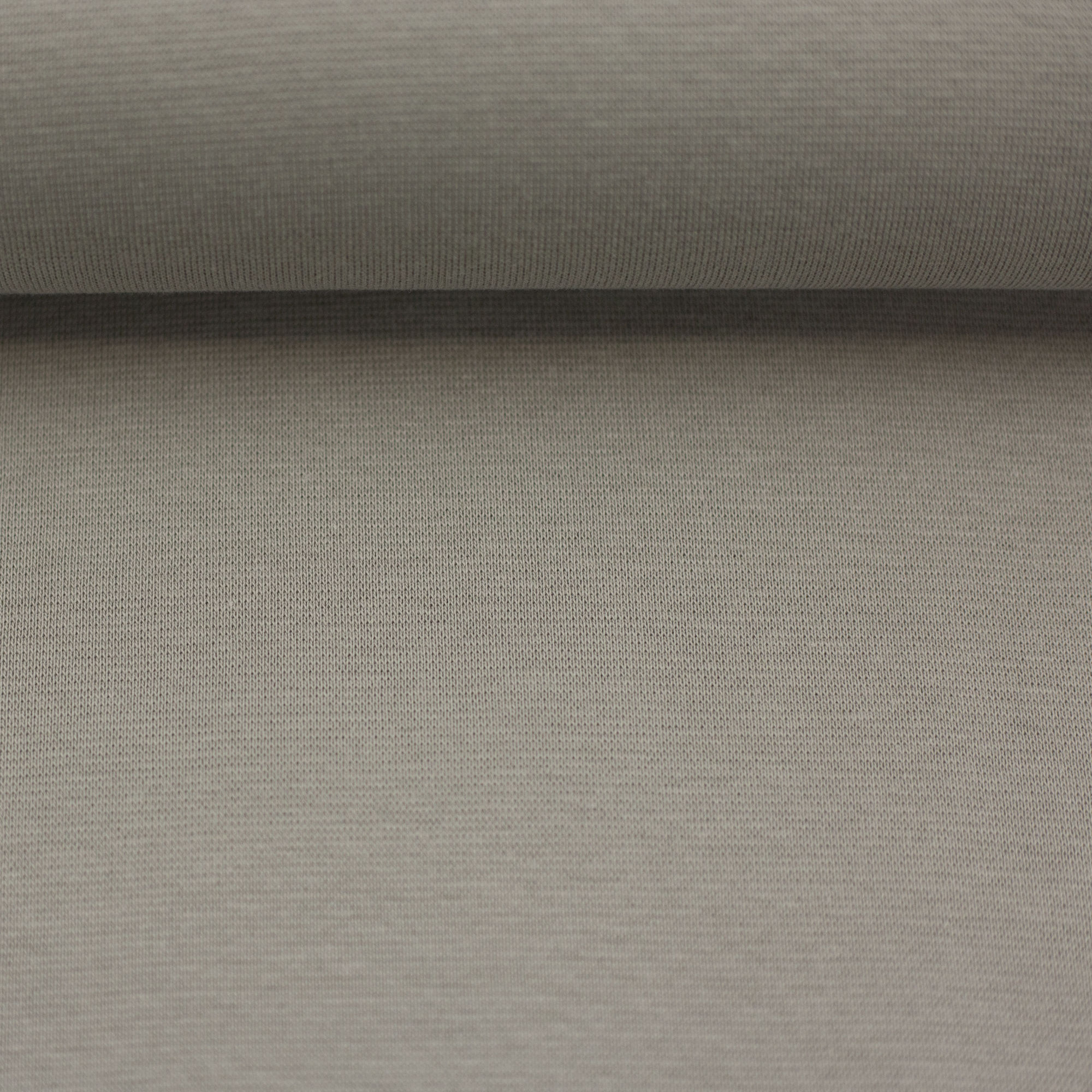 Bündchenstoff Heike taupe (676) - feinripp - Swafing