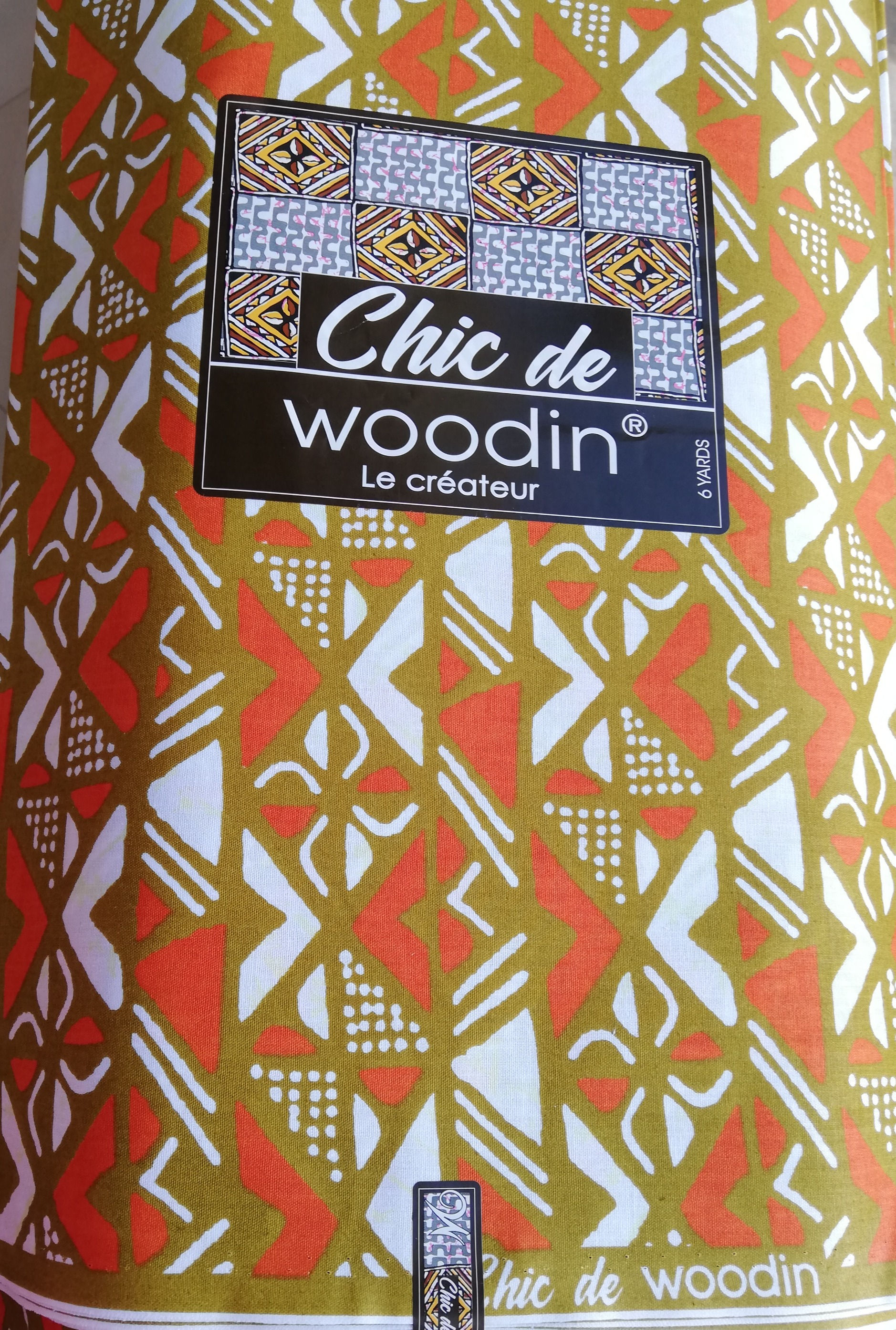 Chic de Woodin - senfgelb/orange