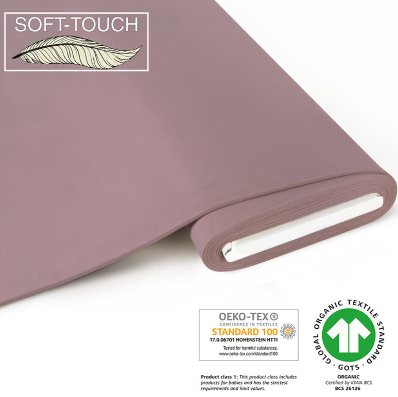 Thumbnail: Bio Jersey (Soft Touch) - altrosa