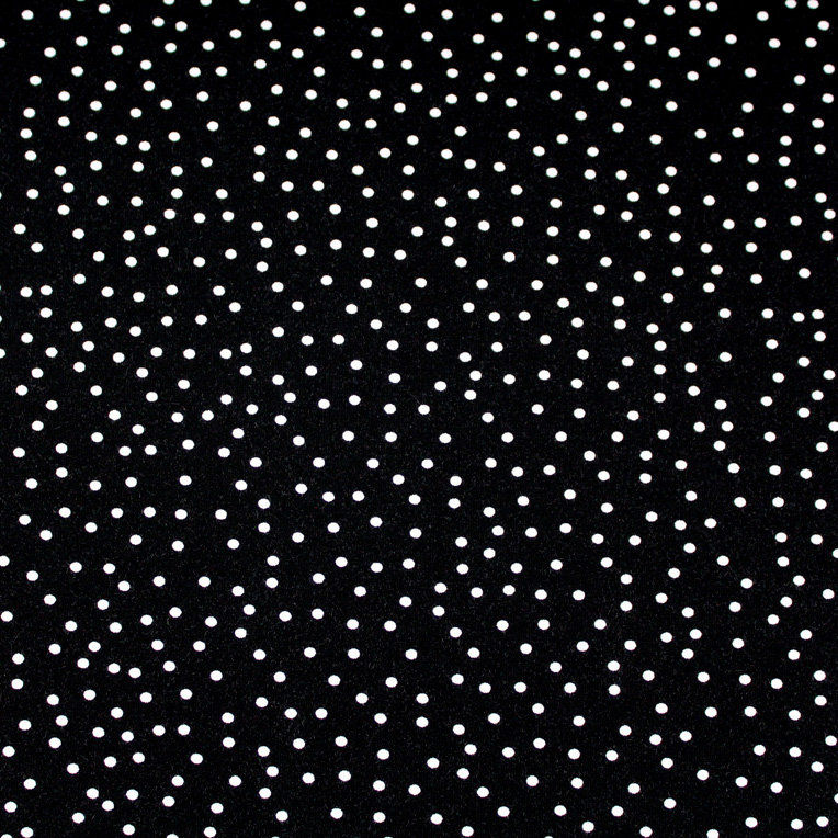 Thumbnail: Bio Jersey - Dotties schwarz - Stoffonkel