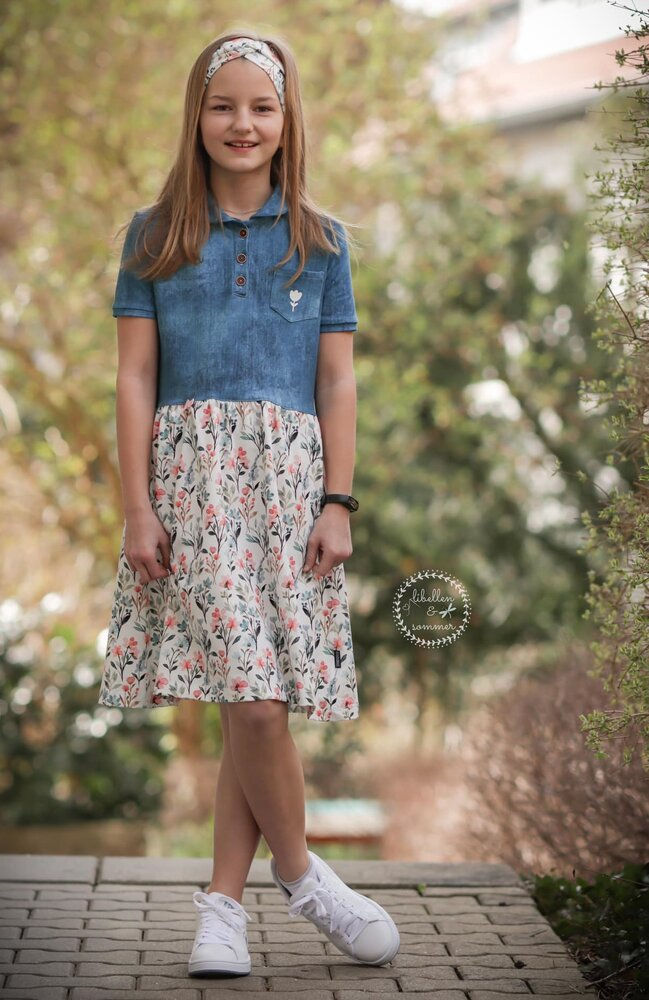 Miniature : Schnittmuster Cameo Polo Shirt & Kleid Gr. 86-164 - Moeve.Design