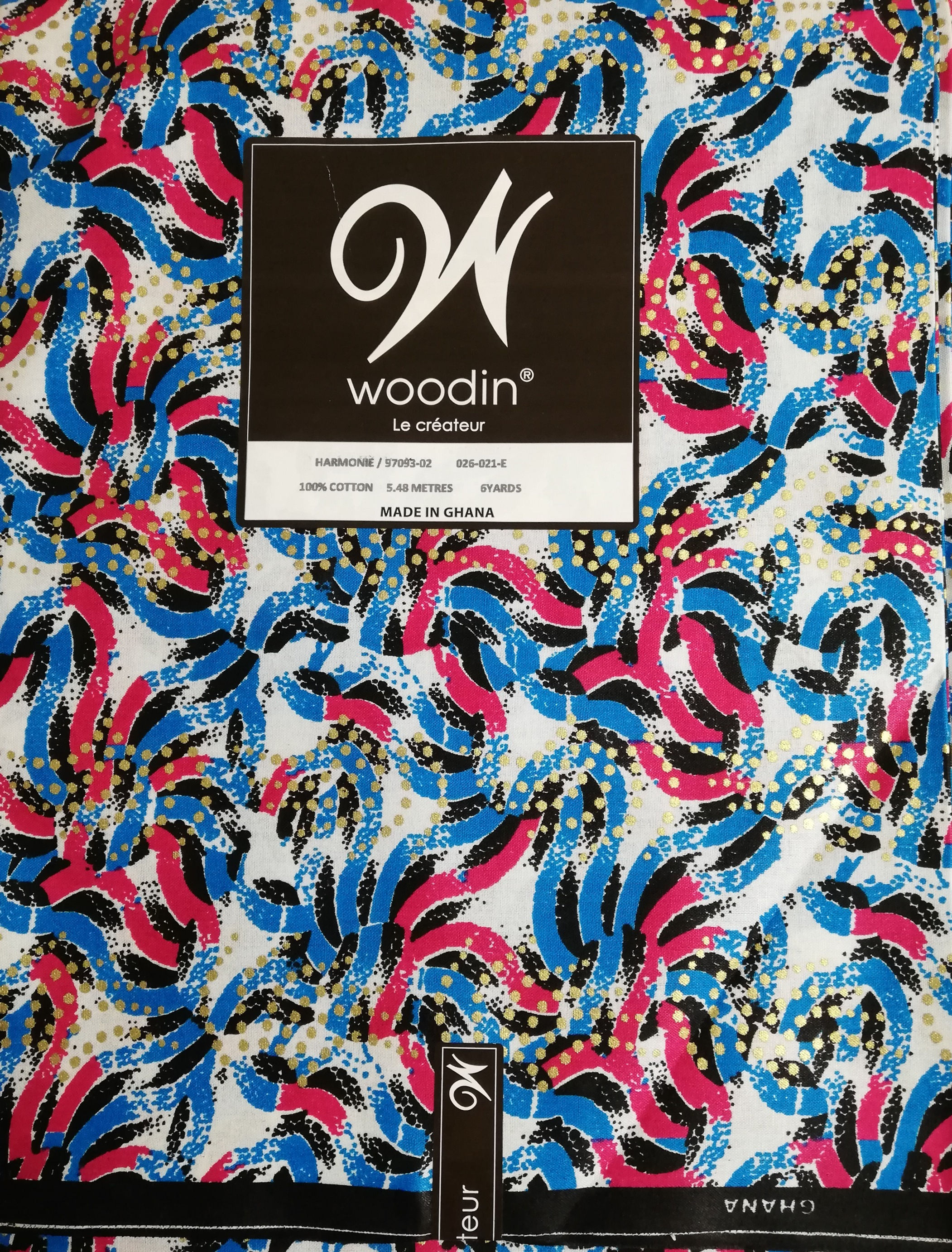Harmonie de Woodin - blau/magenta