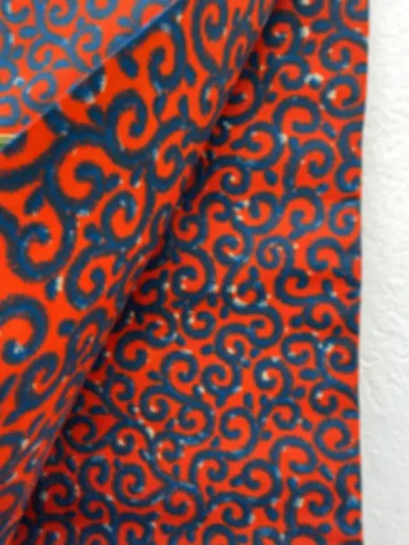 NuStyle GTP - orange/blau - Wax-Print