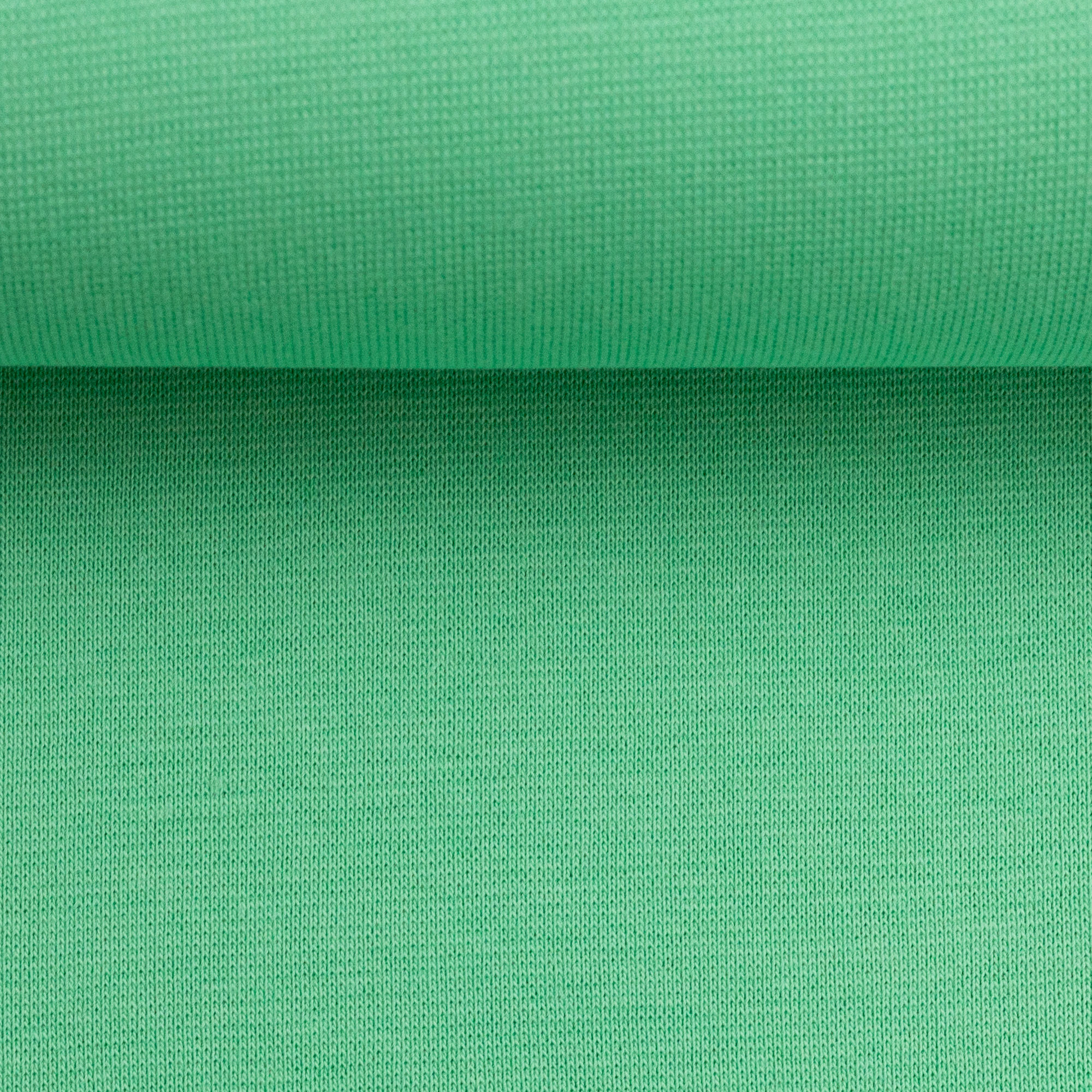 Bündchenstoff Heike hellgrün - feinripp - Swafing