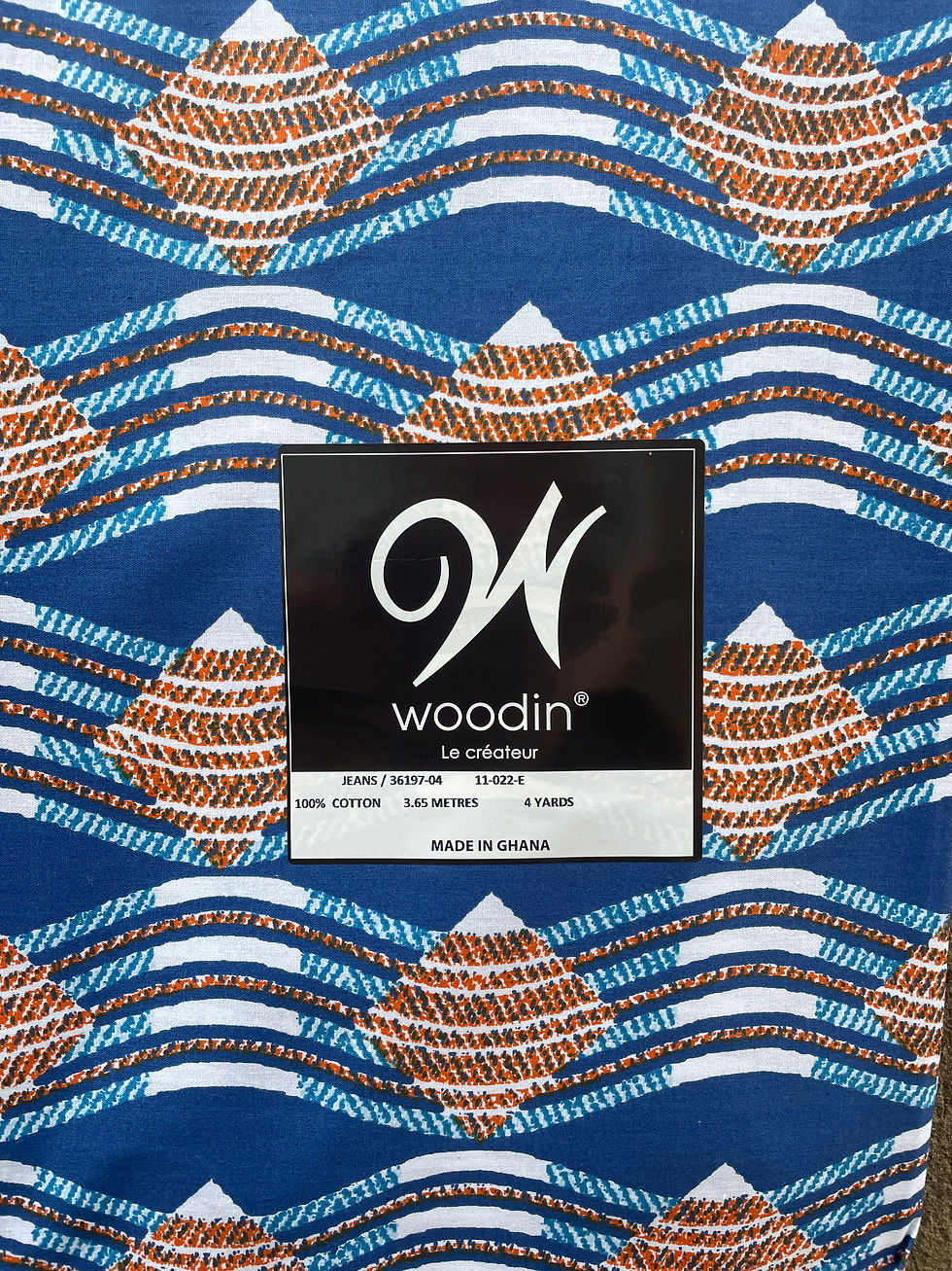 Thumbnail: Jeans de Woodin - blau/braun