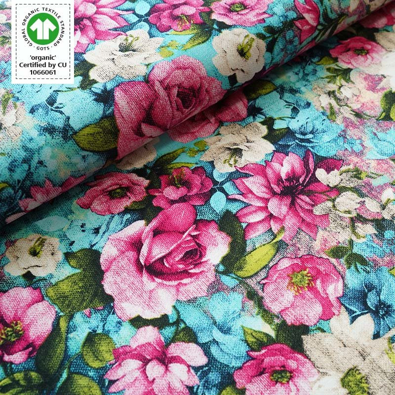 Miniature : Bio Jersey - Flower Garden  - Stoffonkel