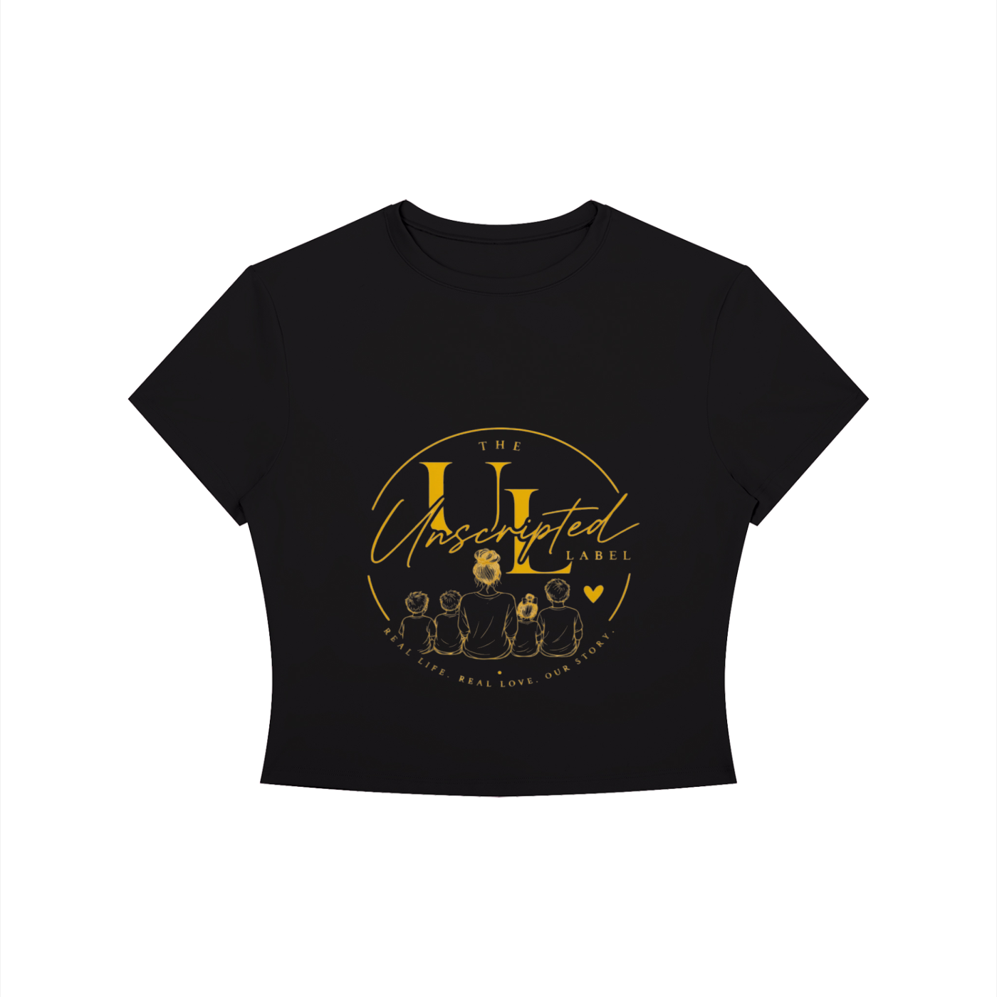 Women's Crewneck Crop T-Shirt