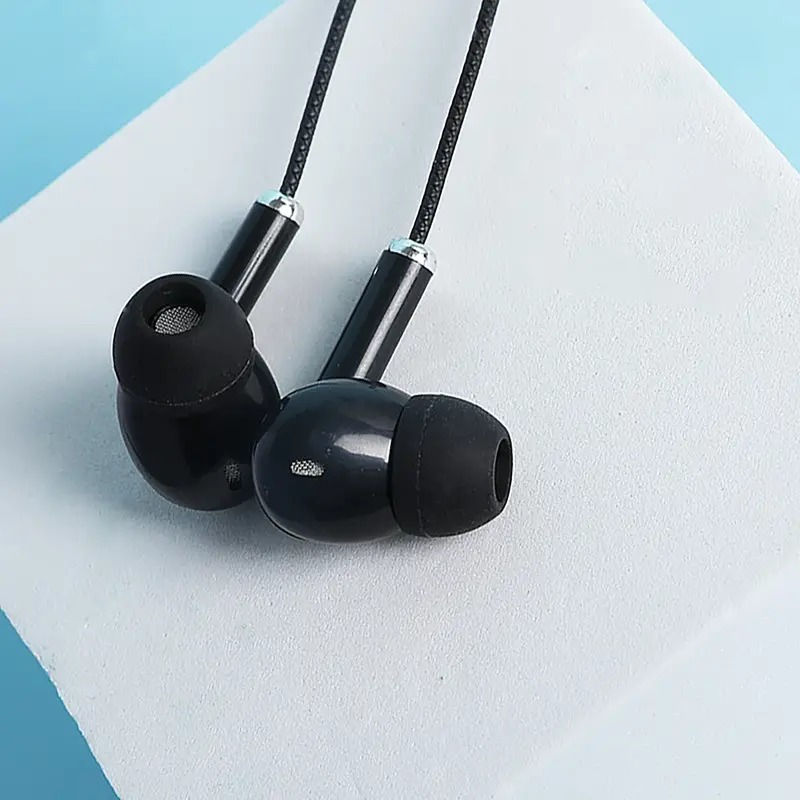 Thumbnail: Macaron Color Wired Noise Reduction Earbuds with Mic