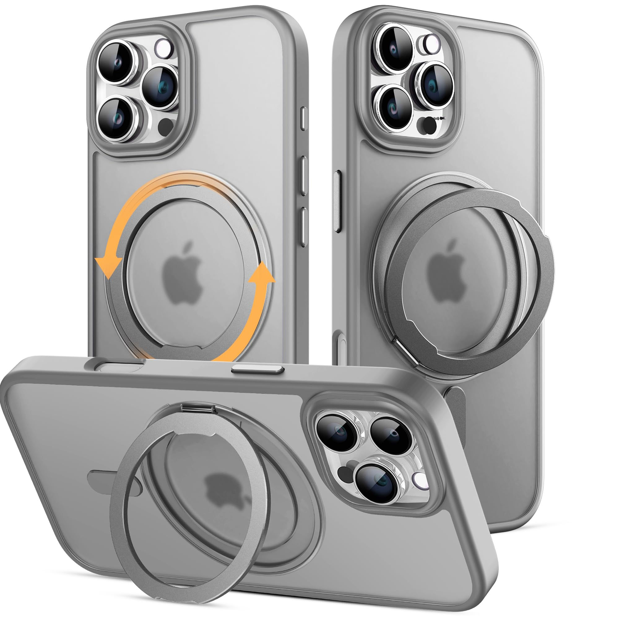 Case for iPhone 16 Pro Max (6.9 inches) Shockproof Magnetic Phone Case Cover wit