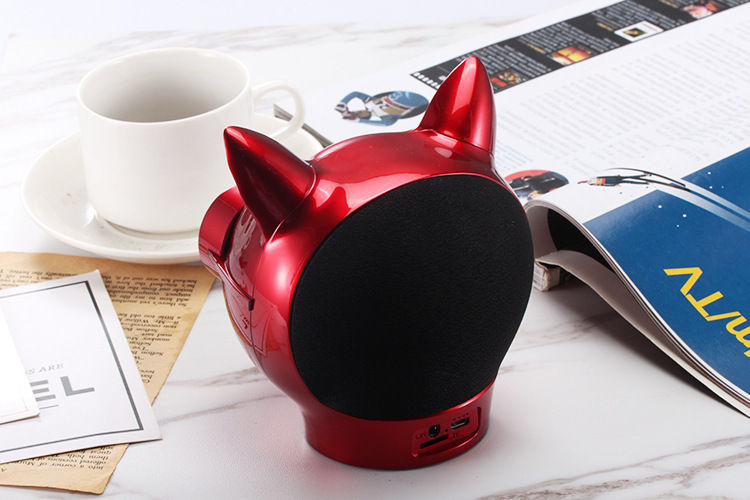 Thumbnail: Cat Head Bluetooth Speaker, Portable Wireless Sound
