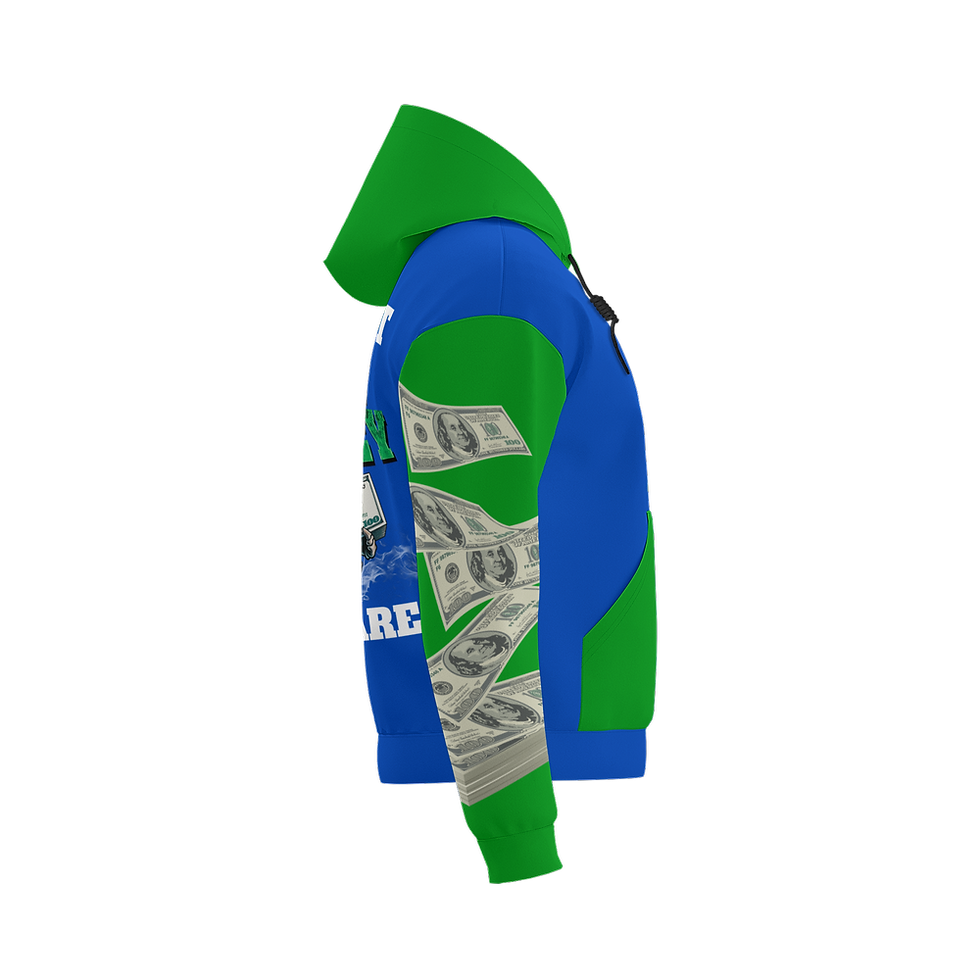 Thumbnail: Unisex Where Is My Money Fleece-Lined Hoodie