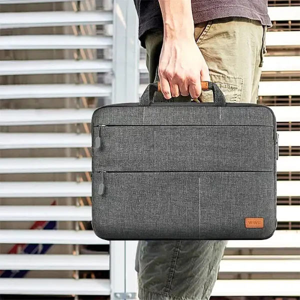 Thumbnail: WIWU SMART STAND LAPTOP SLEEVE CASE BAG FOR MACBOOK
