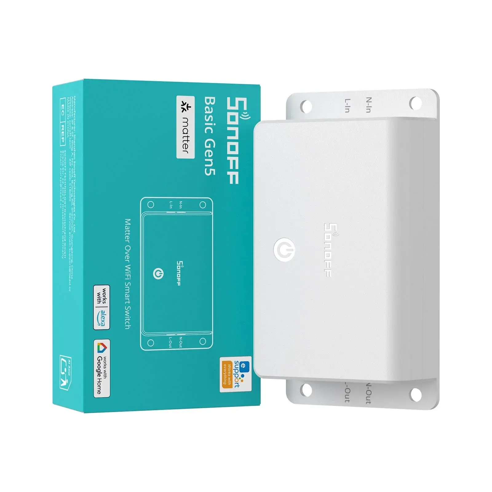 SONOFF BASIC-1GS Basic Gen5 Matter Over WiFi Smart Switch