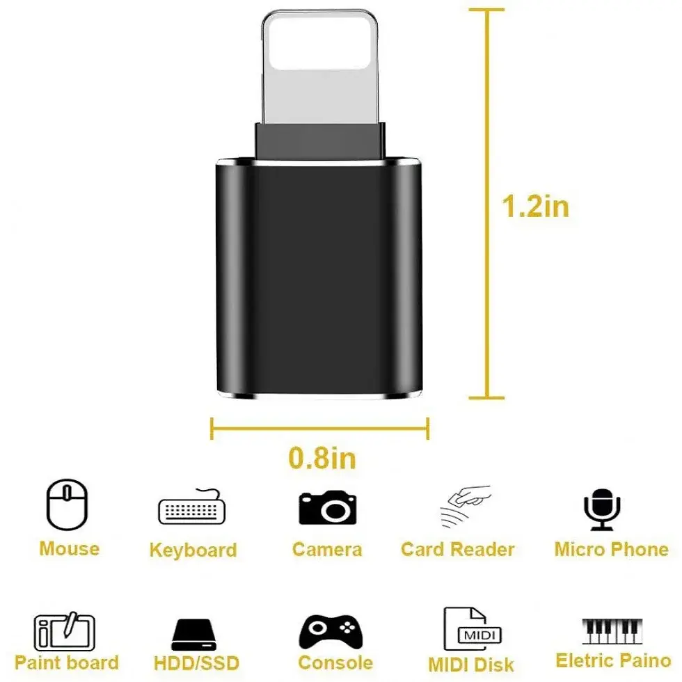Thumbnail: Lightning to USB-A 3.0 adapter OTG