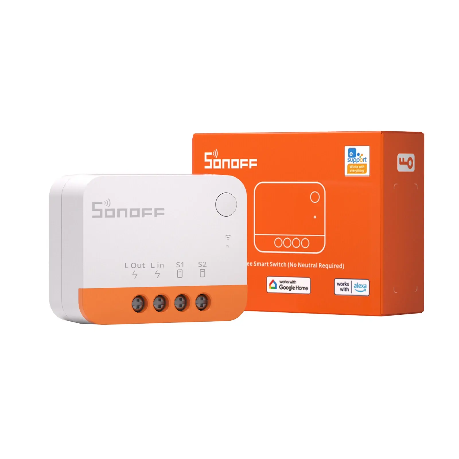 SONOFF ZBMINIL2 Zigbee Smart Home Light Switch No Neutral Required