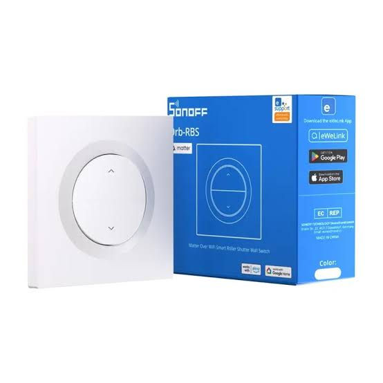 SONOFF MINI-RBS-E Matter Over WiFi Smart Roller Shutter Wall Switch