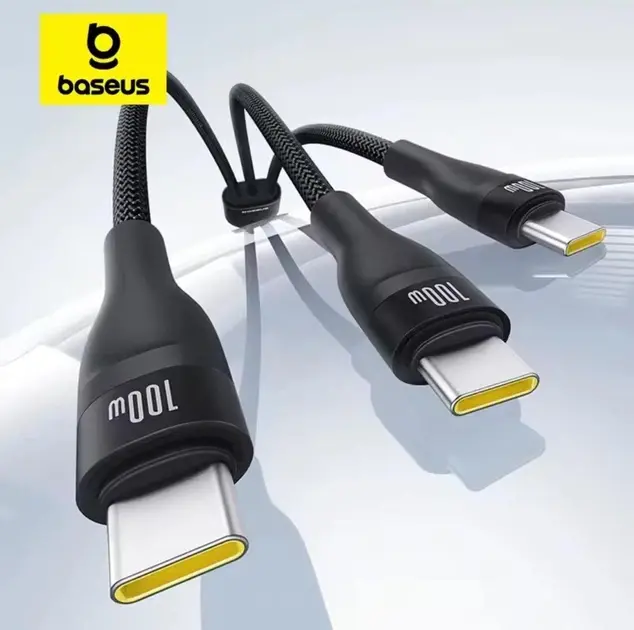 Thumbnail: Baseus Flash Series 3 One-for-three Fast Charging Cable Type-C to C+C+C 100W 1.5