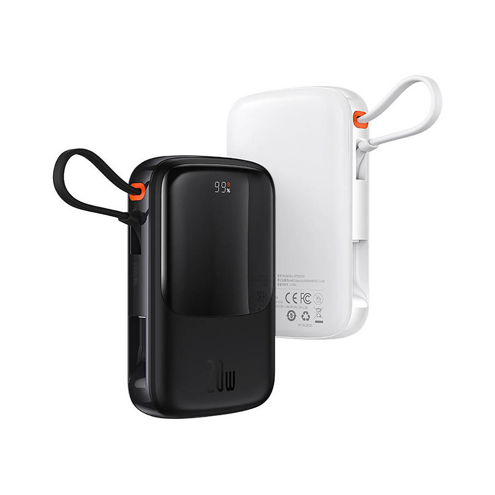 Thumbnail: PPQD020003	Baseus Qpow Pro Digital Display Fast Charge Power Bank 10000mAh 20W