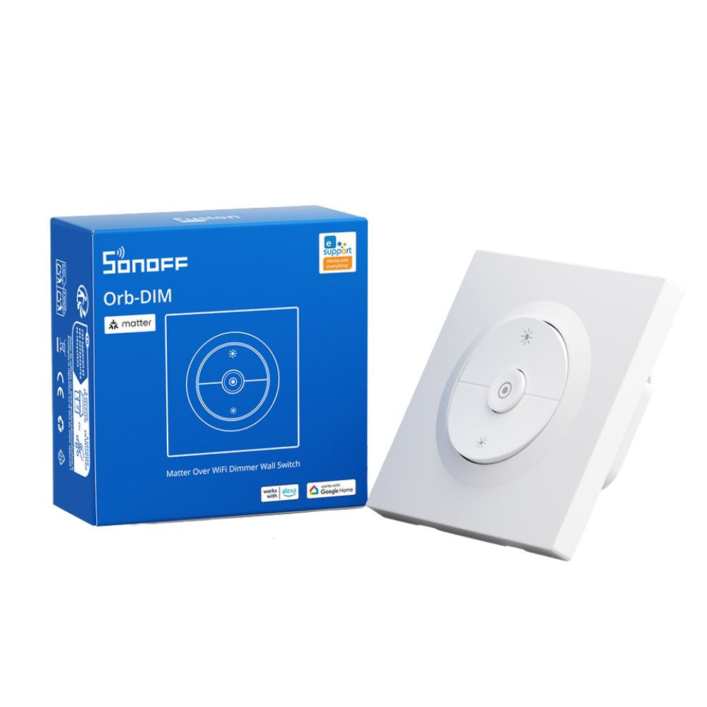 SONOFF MINI-DIM-E Matter over Wi-Fi Dimmer Wall Switch