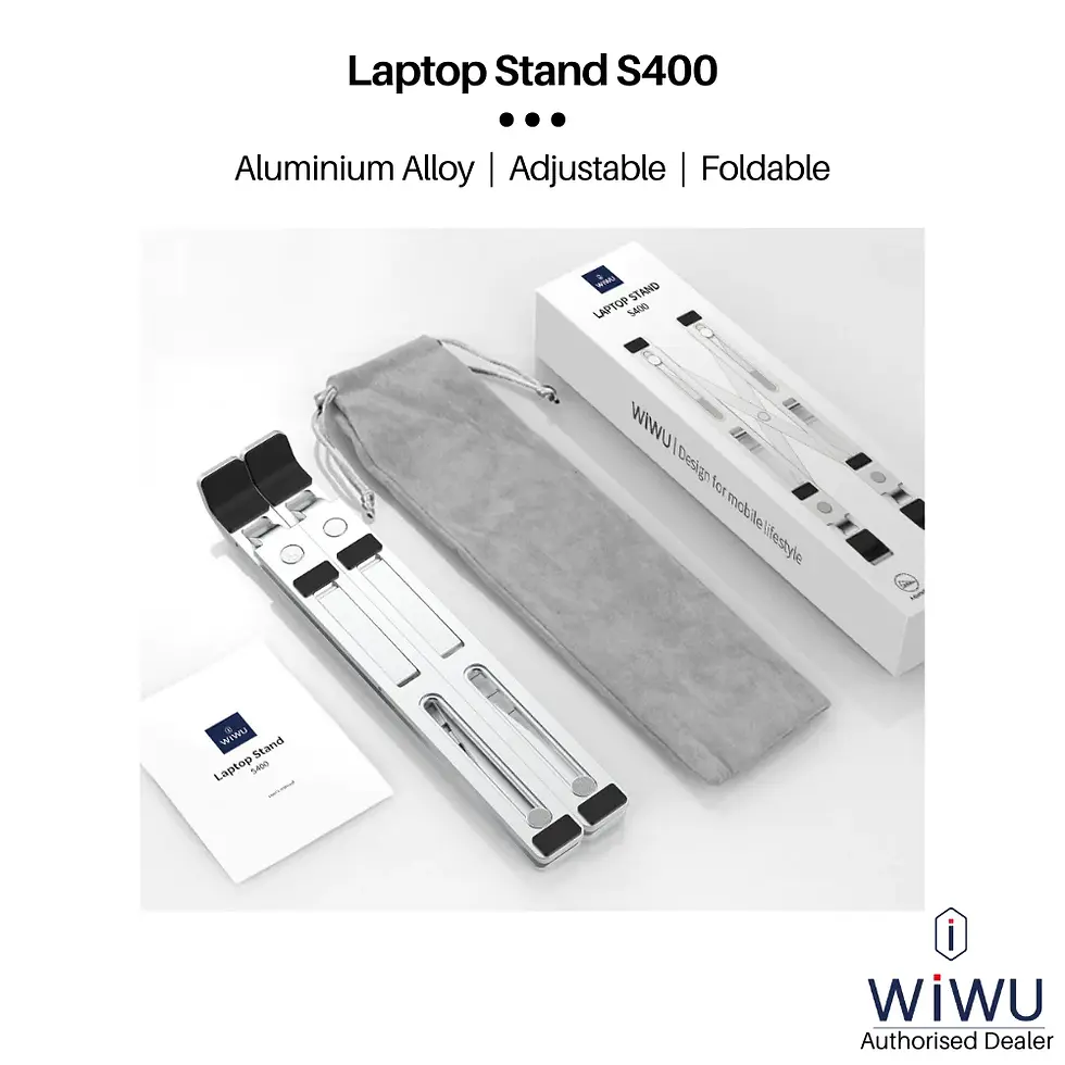Thumbnail: WIWU S400 ADJUSTABLE LAPTOP STAND ALUMINIUM