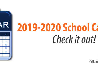 2019-2020 School Calendar