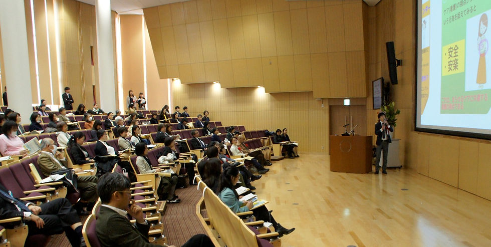 古山陽一(国際医療福祉大学成田看護学部助教):講演風景