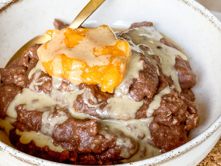 Cennet Hurmalı Kakaolu Sıcak Yulaf Lapası