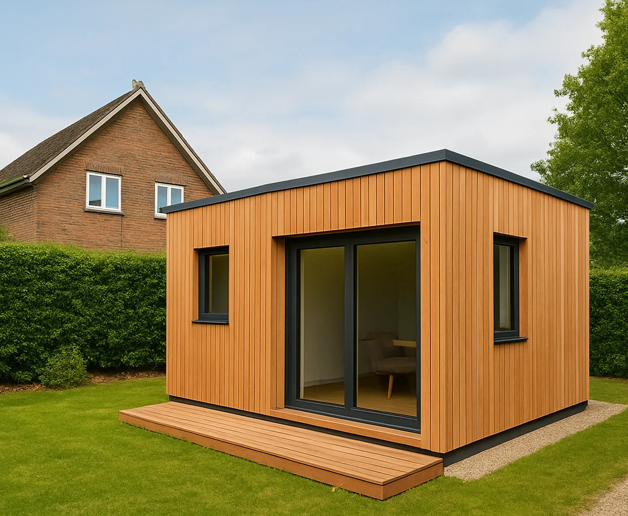 extension indépendante d'une maison