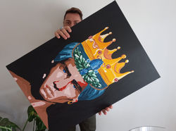 Il Moro, 50x70, acrilico su tela