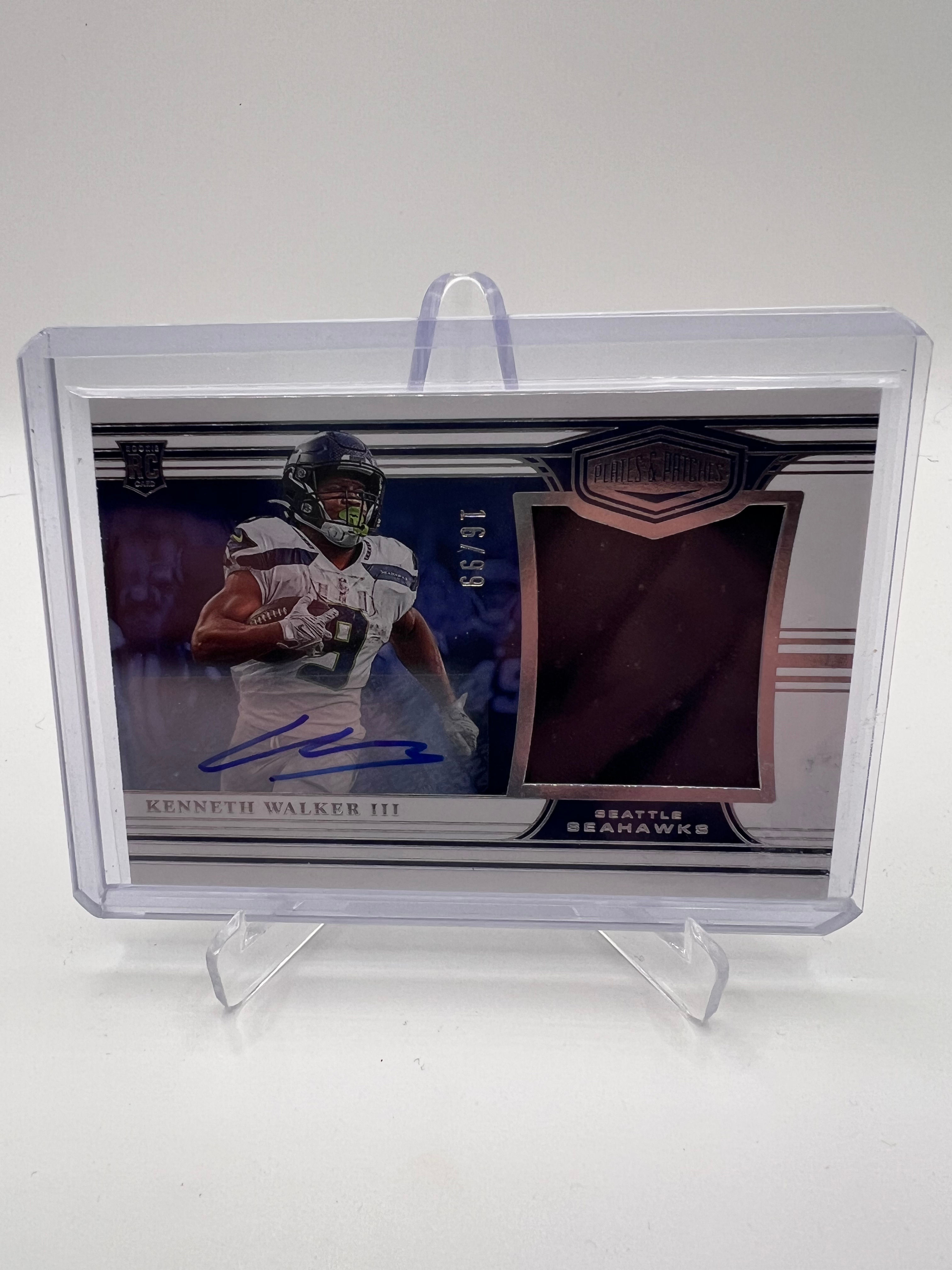 2022 Plated & Patches Kenneth Walker III RPA /99