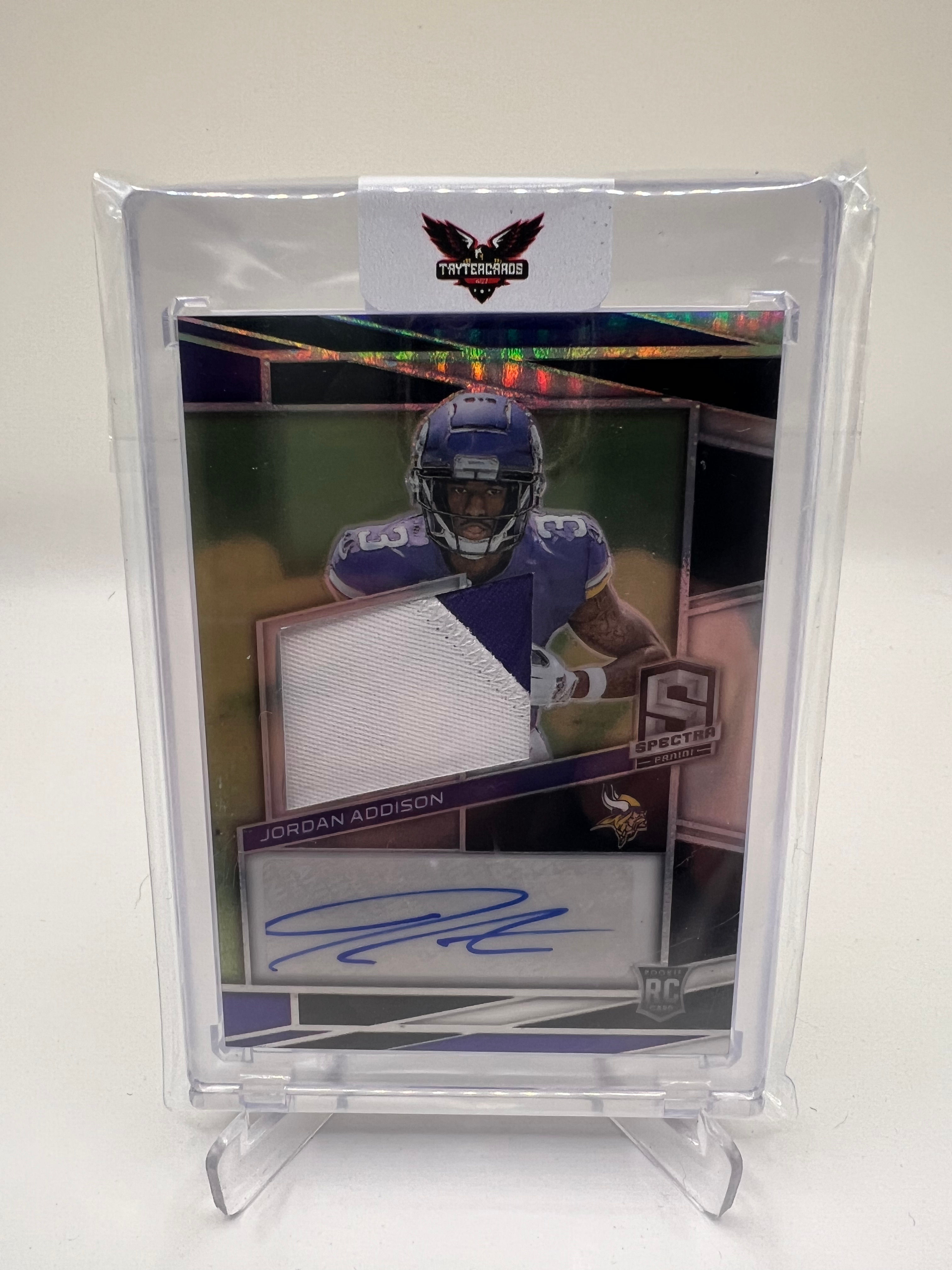 2023 Spectra Jordan Addison Silver RPA 10/99