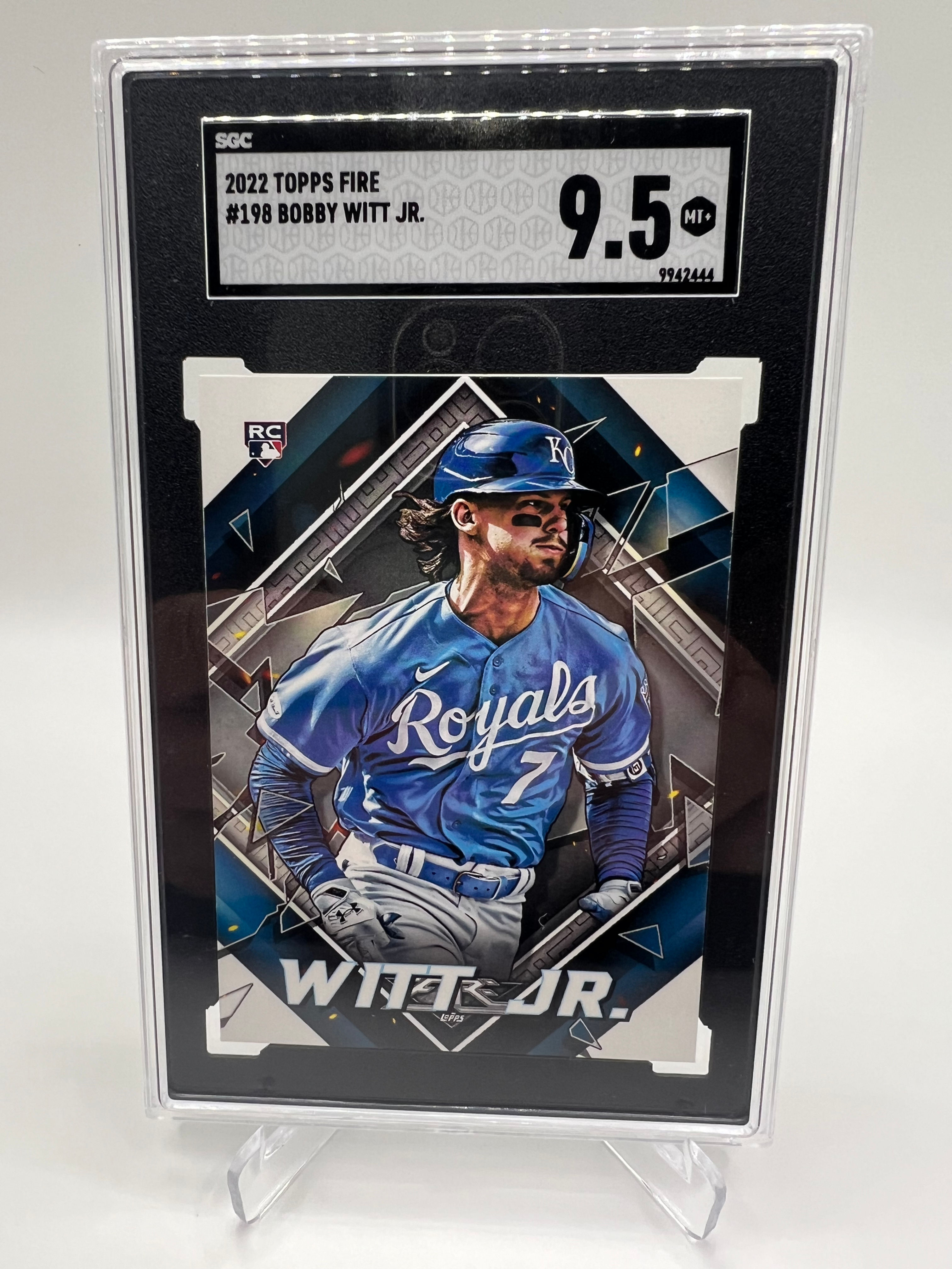 2022 Topps Fire Bobby Witt Jr. Rookie