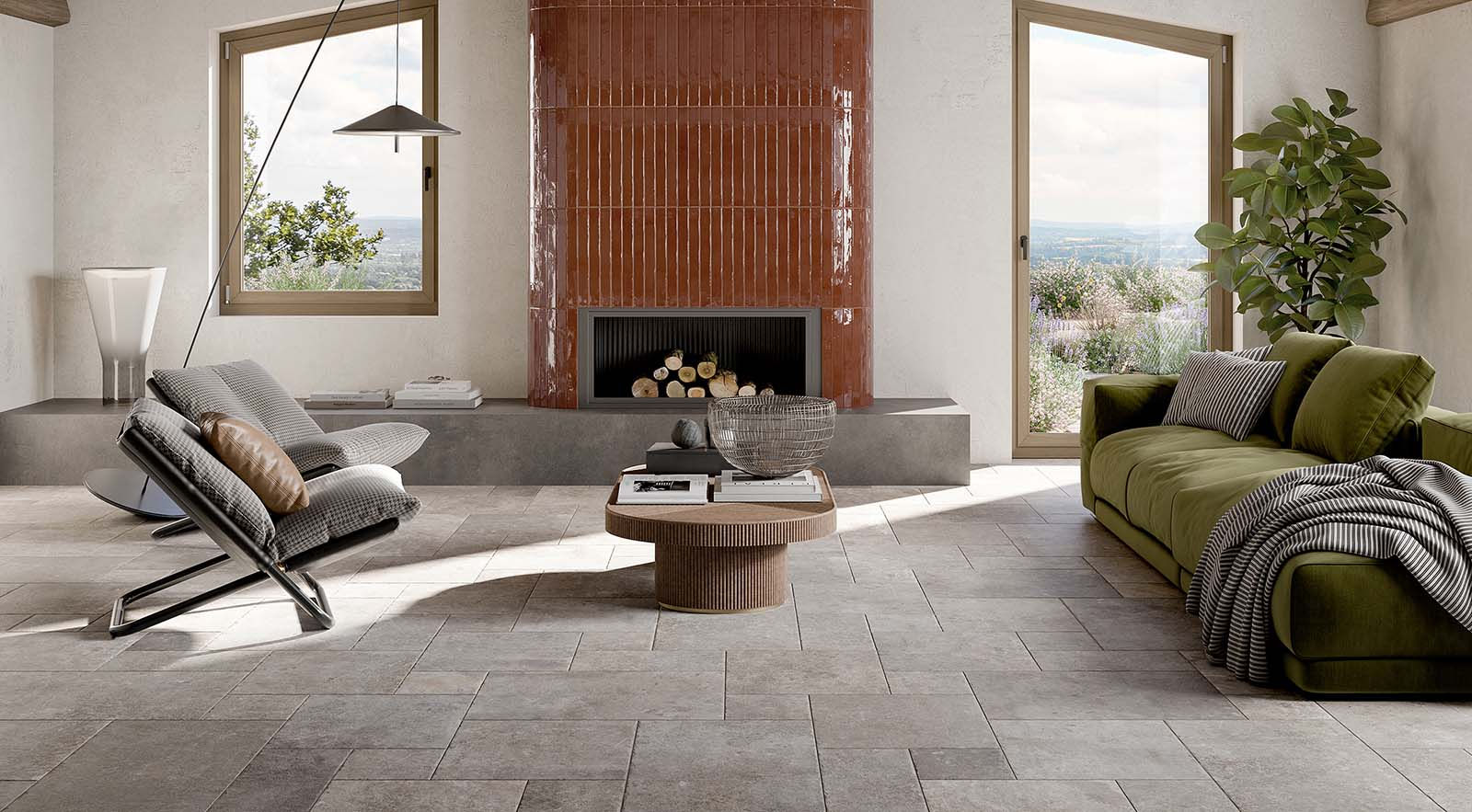 Hendrick Grey Internal Porcelain Tile