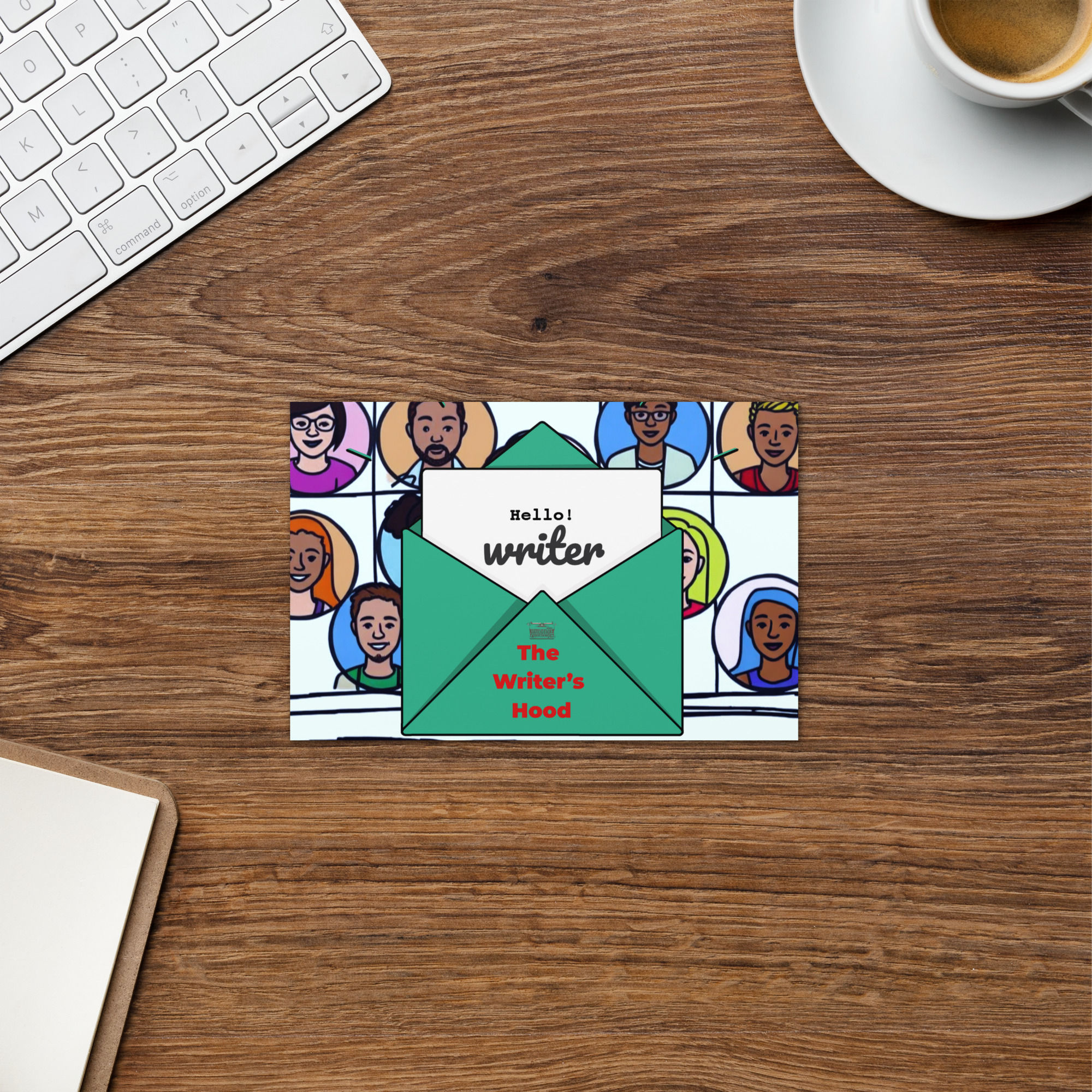 Writer's Hood Greeting Card