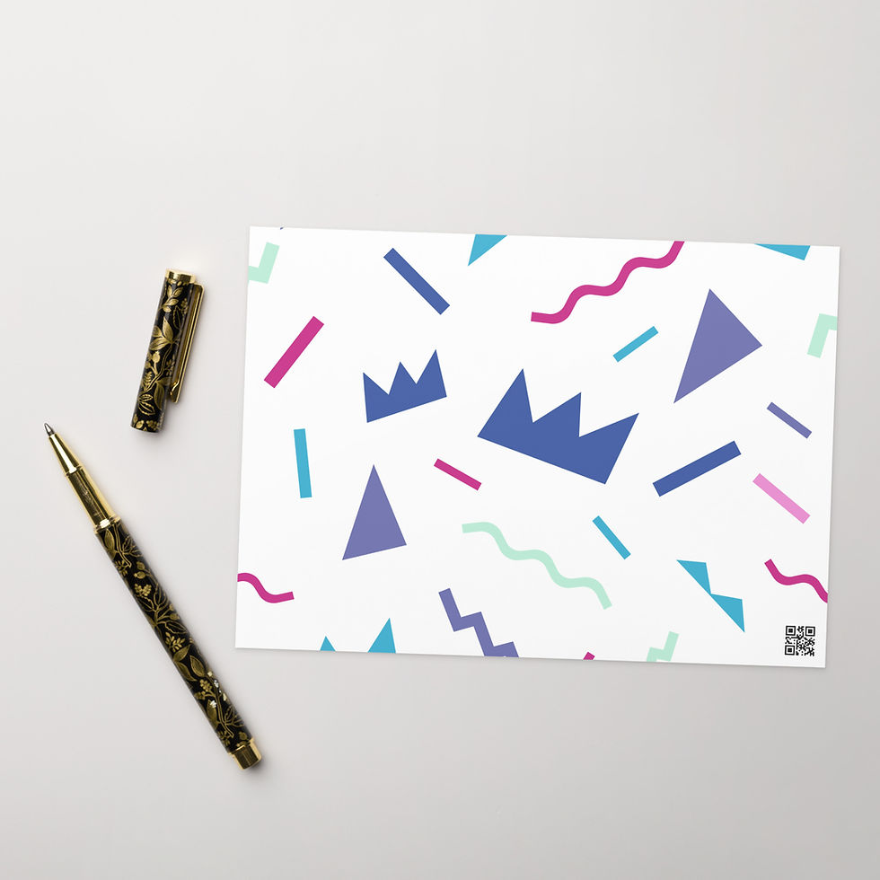 Thumbnail: Writer's Hood Greeting Card