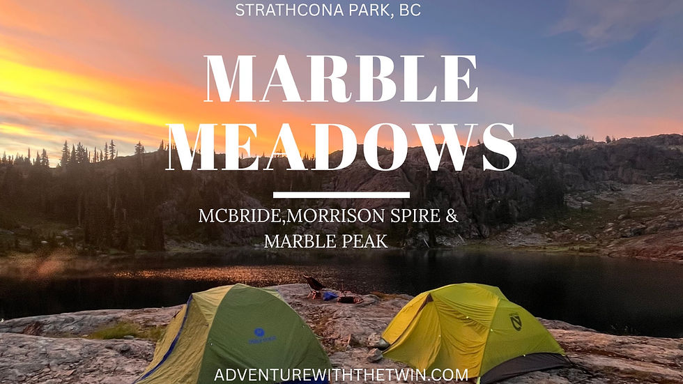 Marble Meadows Circuit - Mcbride, Morrison Spire & Marble Peak