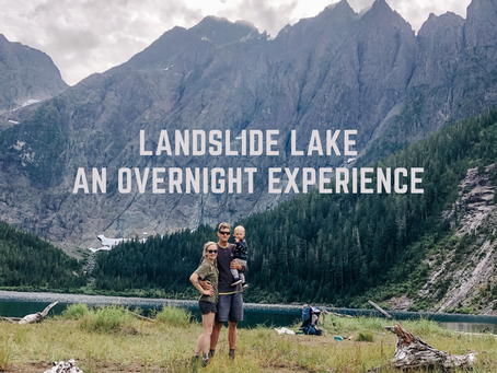 Camping at Landslide Lake with a Baby